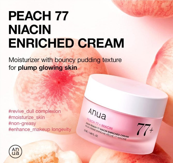 Anua Peach 77 Niacin Enriched Cream 50ml (COMPRE 2 LEVE 3)