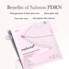 MEDICUBE - PDRN PINK COLLAGEN GEL MASK  (COMPRE 1 LEVE 4)