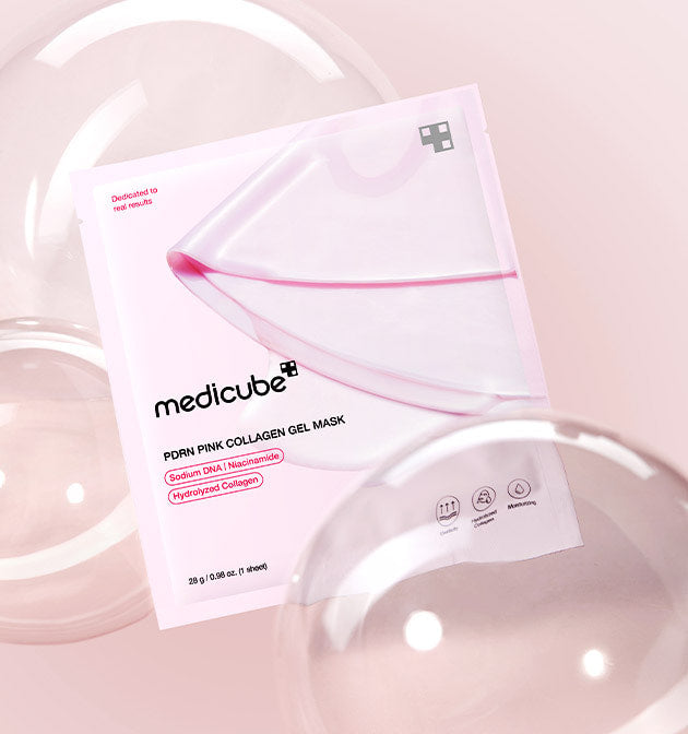 MEDICUBE - PDRN PINK COLLAGEN GEL MASK  (COMPRE 1 LEVE 4)